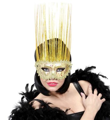 Altın Rengi Holografik Maske