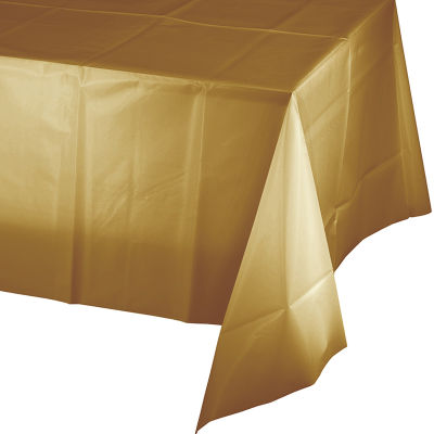 Altın Renk Masa Örtüsü 274 cm X 137 cm ebadında