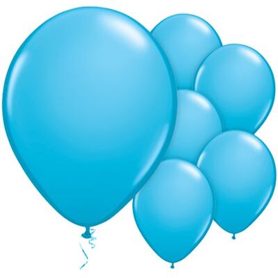 Bebek Mavisi METALİK Balon 10 adet