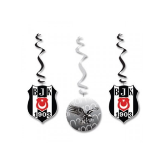 Beşiktaş 3 lü Asma Süs