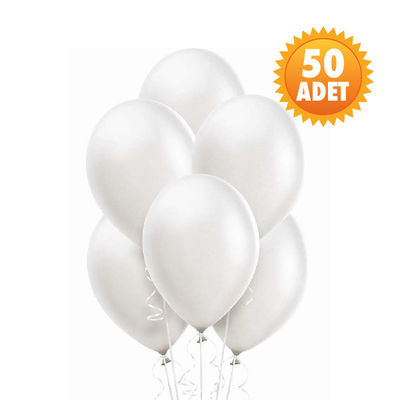 Beyaz 50 Li Latex Balon