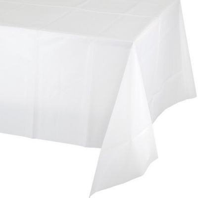 Beyaz Masa Örtüsü 274 cm X 137 cm ebadında