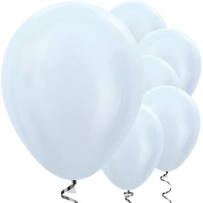Beyaz Metalik 10 lu Latex Balon