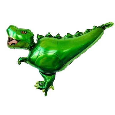 Yeşil Dinozor Folyo Balon 75x99 cm