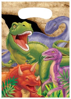 Dinozor Land Hediye Poşeti 8 Adet