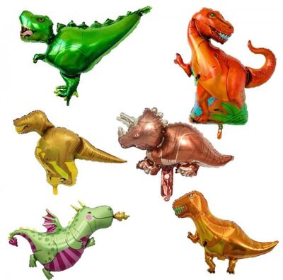 Dinozorlar Folyo Balon Seti 6 lı
