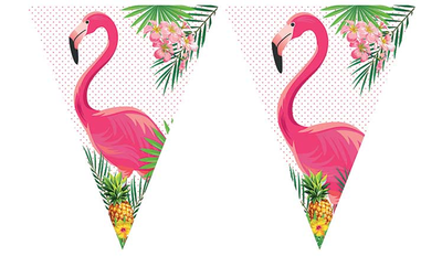 Flamingo Bayrak Afiş 320 cm