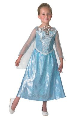 Frozen Müzikli Lüx Elsa Kostümü L Beden 7-8 Yaş