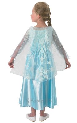Frozen Lüx Elsa Kostümü L Beden 7-8 Yaş