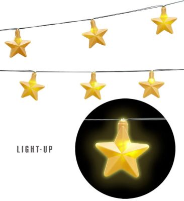Gold Yıldızlar Işık Garlent 2.5 Metre Uzunluğunda