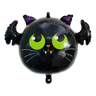 Halloween Folyo Balon Tombul Yarasa