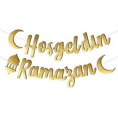 Hoş Geldin Ramazan Harf Afiş