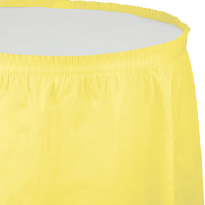 Kanarya Sarısı Masa Eteği 74 x 426 cm