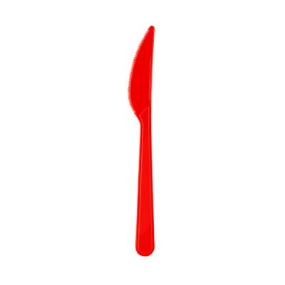 Kırmızı Renk Bıçak 25 Adet