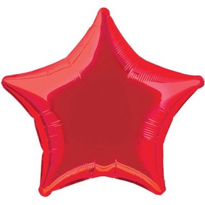 Kırmızı 18 inç Yıldız Folyo Balon