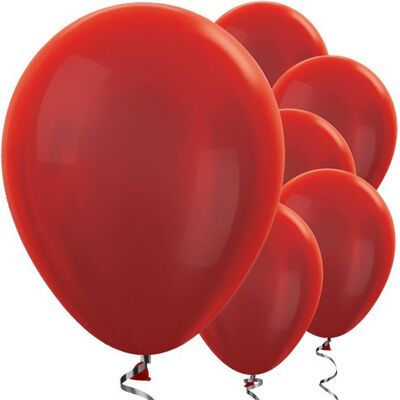 Kırmızı METALİK Balon 10 Adet