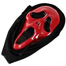 Kırmızı Scream Maske