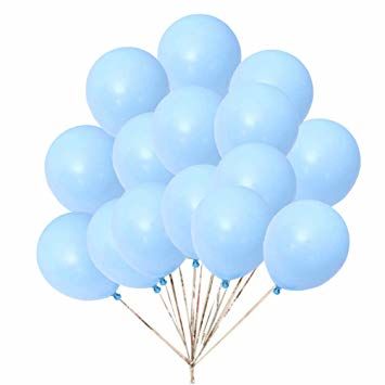 Makaron Mavi 10 Lu latex Balon Normal Boy