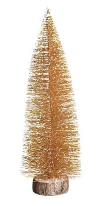 Masa Üstü Dekoratif Çam Ağacı 30 cm Gold