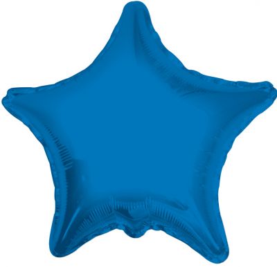 Mavi Yıldız Folyo Balon