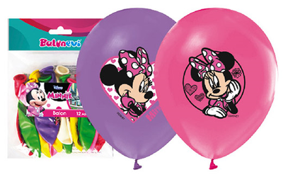Minnie Mouse Basklı Latex Balon 8 Adet