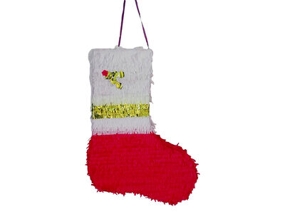 Noel Baba Çorabı Şekilli Pinyata