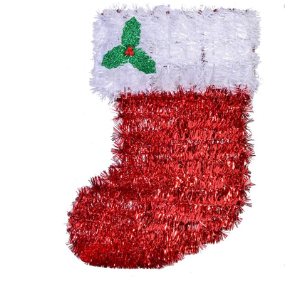 Noel Çorabı Asılabilir Dekor Süs 30 cm