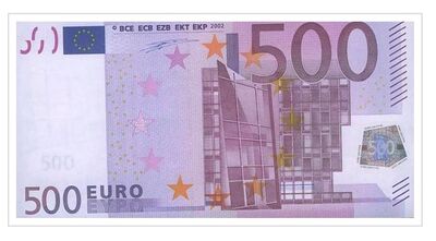 Oyun Parası ( Geçersiz ) 500 Euro ( 100 adet )