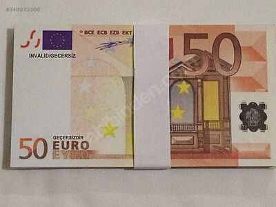 Oyun Parası ( Geçersiz ) 50 Euro ( 100 adet )