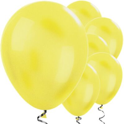 Sarı METALİK Balon 10 Adet
