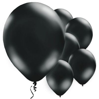 Siyah Balon 10 Adet