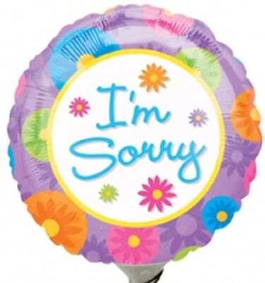 I am Sorry (üzgünüm ) 18 inç Folyo Balon