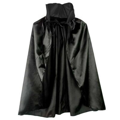 Vampir Pelerini Siyah Renk 90 cm
