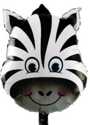 Zebra Folyo Balonu 45 cm